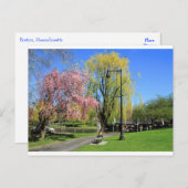 Boston, Massachusetts - Boston Gardens Post Card Postkarte (Vorne/Hinten)