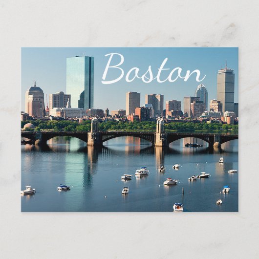 Boston, Massachusetts - Boston Hafen Post Card Postkarte (Vorderseite)