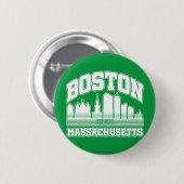 Boston, Massachusetts Button (Vorne & Hinten)