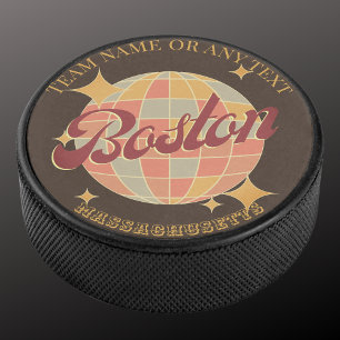 Boston Massachusetts City Eishockey Puck