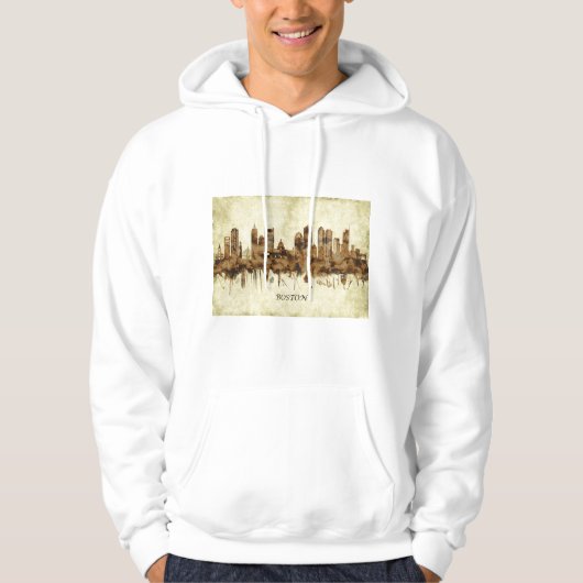 Boston Massachusetts City Hoodie (Vorderseite)