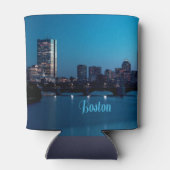 Boston Massachusetts City Skyline Dosenkühler (Rückseite)