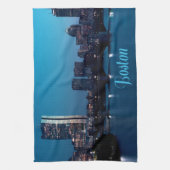 Boston Massachusetts City Skyline Geschirrtuch (Vertikal)