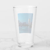 Boston Massachusetts City Skyline Glas (Rückseite)