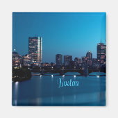 Boston Massachusetts City Skyline Magnet (Vorne)