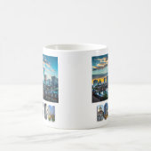 Boston Massachusetts City Skyline Travel Foto Kaffeetasse (Mittel)