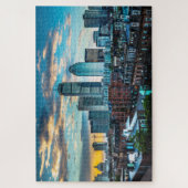 Boston Massachusetts City Skyline Travel Foto Puzzle (Vertikal)