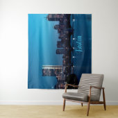 Boston Massachusetts City Skyline Wandteppich (Beispiel)