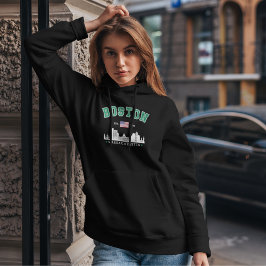 Boston Massachusetts Est. 1630 Funny Travel Hoodie