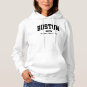 Boston Massachusetts Est 1630 Uni Style Hoodie (Vorderseite)