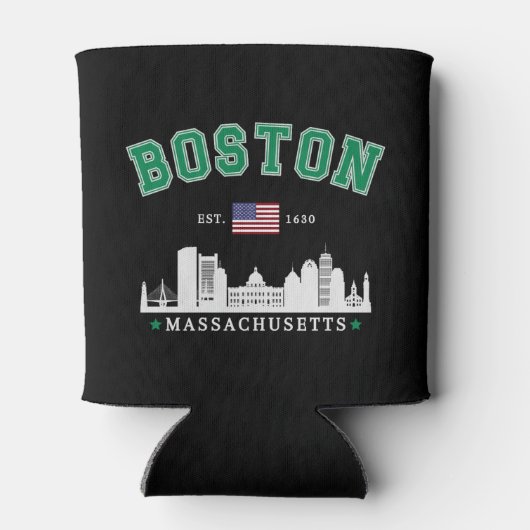 Boston Massachusetts Est. 1630 Vintage Dosenkühler (Rückseite)