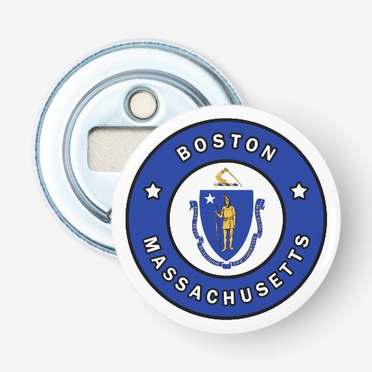 Boston Massachusetts Flaschenöffner (Vorderseite)