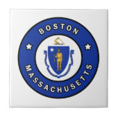 Boston Massachusetts Fliese (Vorderseite)