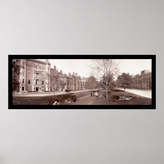 Boston, Massachusetts Foto 1903 Poster (Vorne)