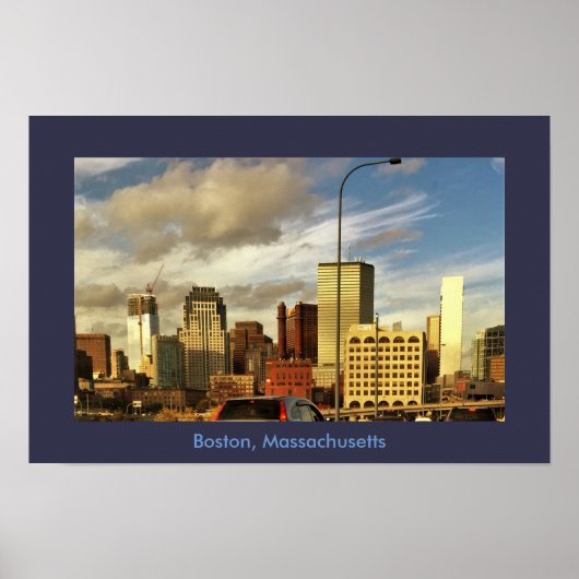 Boston Massachusetts Foto Poster (Vorne)