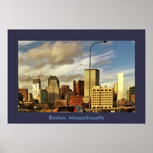 Boston Massachusetts Foto Poster (Vorne)
