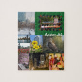 Boston, Massachusetts FotoCollage Puzzle (Vertikal)