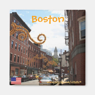 Boston Massachusetts Fotomagnet Magnet