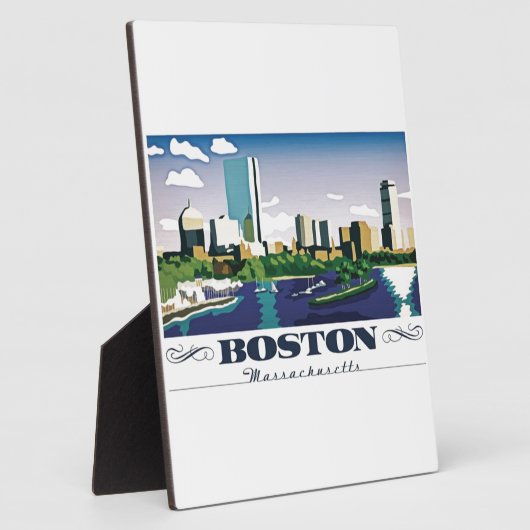 Boston, Massachusetts Fotoplatte (Seite)