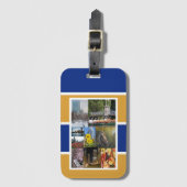 Boston, Massachusetts Gepäckanhänger (Vorderseite Vertikal)