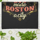 Boston Massachusetts Geschirrtuch (Gefaltet)