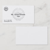 Boston Massachusetts Great Siegel Visitenkarte (Vorne/Hinten)