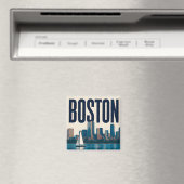 ⚓ Boston Massachusetts Historisch Magnet (In Situ (Geschirrspüler))