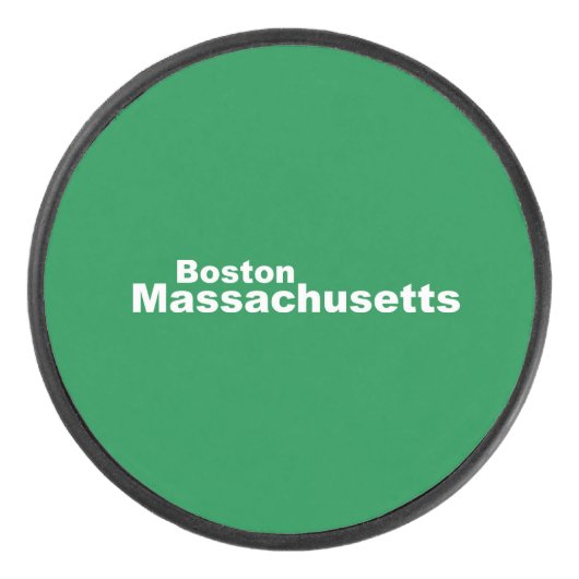 Boston, Massachusetts Hockey Puck (Vorderseite)