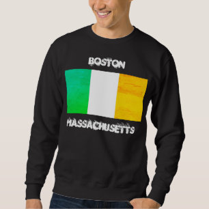 Boston Massachusetts Irische Flagge – Boston Souve Sweatshirt