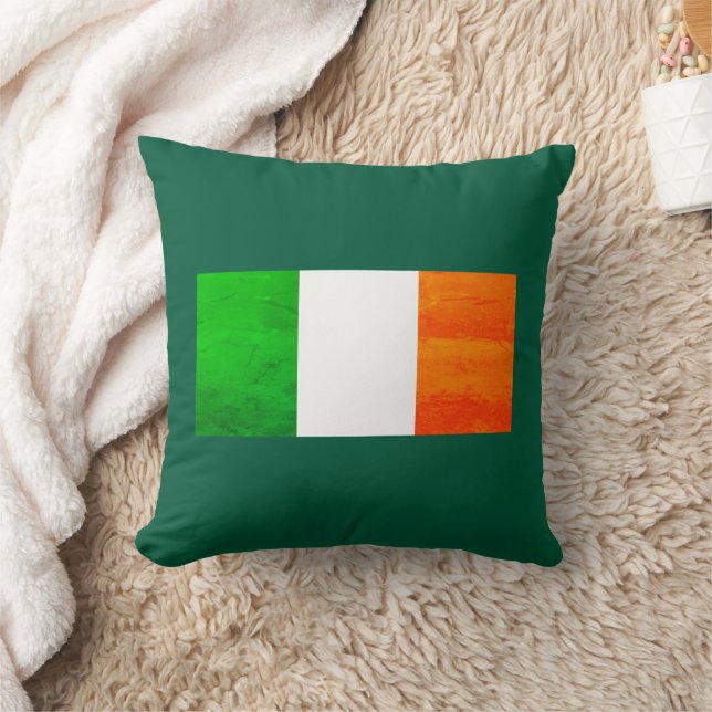 Boston Massachusetts Irish Flag – St Patricks Day  Kissen (Decke)