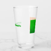Boston Massachusetts Irish Vibes – Flag Design Glas (Links)