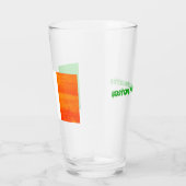 Boston Massachusetts Irish Vibes – Flag Design Glas (Rechts)