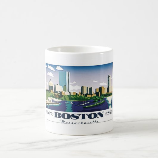 Boston, Massachusetts Kaffeetasse (Mittel)