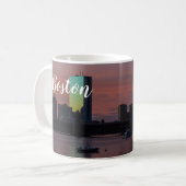 Boston Massachusetts Kaffeetasse (Vorderseite Links)
