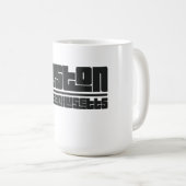 Boston - Massachusetts Kaffeetasse (VorderseiteRechts)