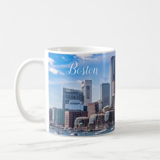 Boston Massachusetts Kaffeetasse Waterfront (Links)