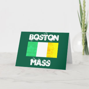 Boston Massachusetts keltischer Stolz – Irische Fl Dankeskarte