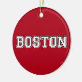 Boston Massachusetts Keramik Ornament (Links)