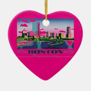 Boston, Massachusetts Keramikornament