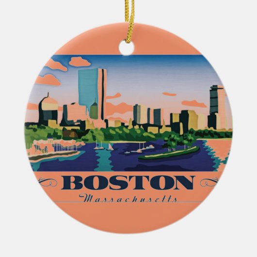 Boston, Massachusetts Keramikornament (Vorne)
