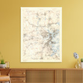 Boston, Massachusetts Leinwanddruck (Insitu (Wohnzimmer))