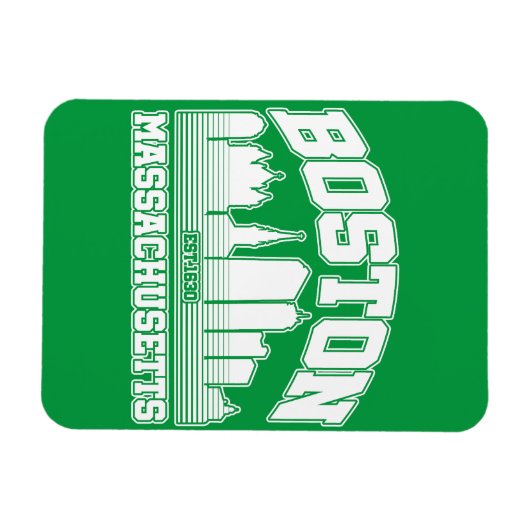 Boston, Massachusetts Magnet (Horizontal)