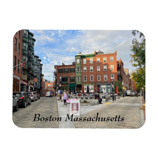 Boston Massachusetts Magnet (Horizontal)