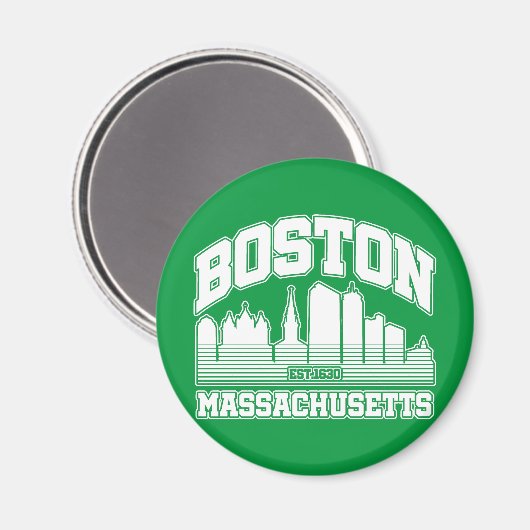 Boston, Massachusetts Magnet (Vorderseite/Rückseite)