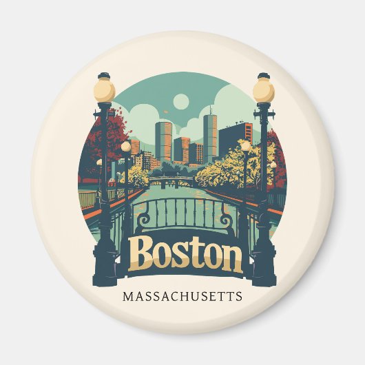 Boston Massachusetts Magnet (Vorne)