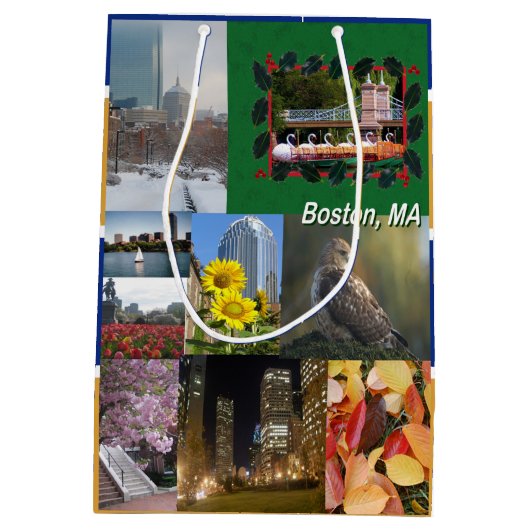 Boston, Massachusetts Mittlere Geschenktüte (Rückseite)