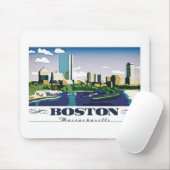 Boston, Massachusetts Mousepad (Mit Mouse)