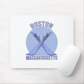 Boston, Massachusetts Mousepad (Mit Mouse)