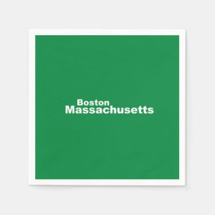 Boston, Massachusetts Paper Napkins Serviette