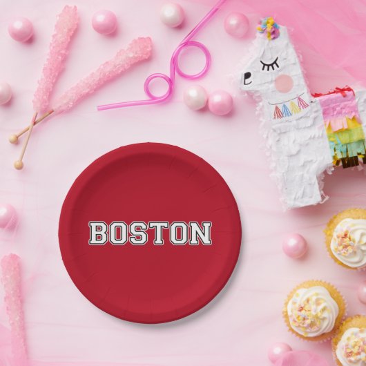 Boston Massachusetts Pappteller (Party)